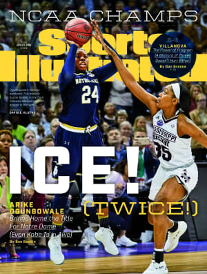 Arike Ogunbowale on the cover of Sports Illustrated